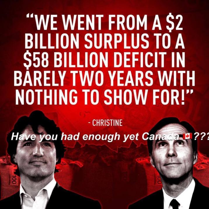 Lets look at the Facts why is Canada in Last Place. Trudeau is the ...